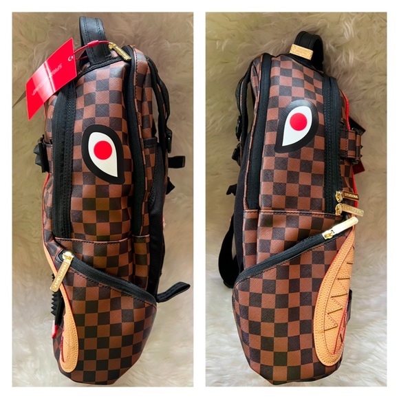 New! SPRAYGROUND Logo Henny Victory Lap Skateboard Strap Backpack - Picture 8 of 16